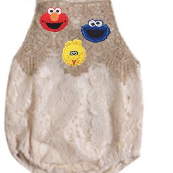Sesame Street Dress Elmo Outfit Cookie Monster Clothes First Birthday Big Bird - Picture 2 of 10